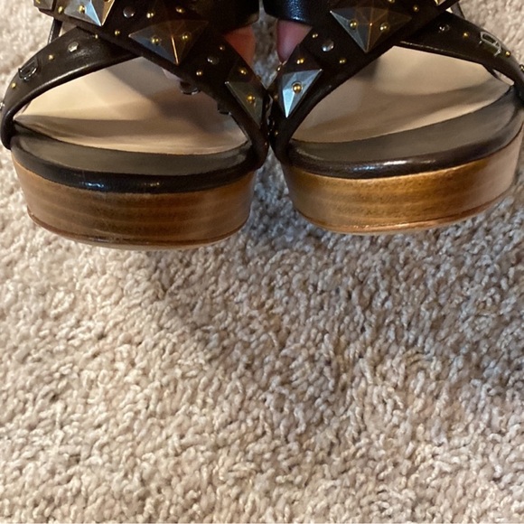 Authentic Dior Studded Heeled Sandals Size 37 - Picture 6 of 11
